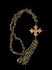 Orthodox prayer rope 41 knots in desert tan paracord with 2