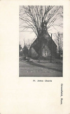 c1900 PMC St James Church Greenfield MA 567 picture