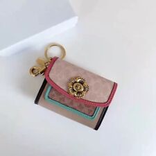 Coach Camellia Mini Women's coin purse Key bag with gift box Key chain picture