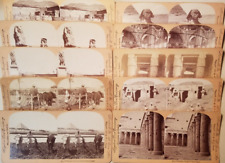 EGYPT ~ KEYSTONE VIEW CO ~ LOT of 10 Antique Stereoview Cards ~ Beige ~ 1899 picture