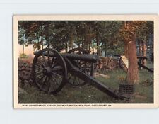 Postcard West Confederate Avenue Whitworth Guns Gettysburg Pennsylvania USA picture