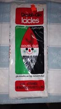 VTG NOS Doubl Glo Tinsel Icicles Silver Christmas Tree 18