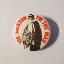 Vintage 70s Joe Jackson I'm The Man A&M Records Music Pinback Button 1979 picture