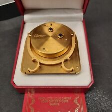 *** Cartier Tortue Clock  With Red Box booklet New battery *** picture