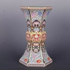 Collection Chinese Enamel Colored Vases Living Room Decorations Handicrafts picture