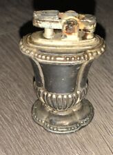 Lovely Vintage Ronson Metal Mayfair Table Lighter Made In USA Art Deco picture