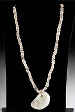 18th C. Native American Chumash Shell Bead Necklace picture