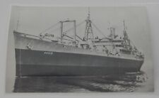 Steamship Steamer THUBAN real photo postcard RPPC USS Thuban AKA 19 picture