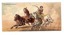 c1890 Trade Card Wanamaker & Brown,The Peoples Clothiers, The Roman Chariot Race picture