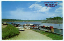 Omaha Arkansas Tucker Hollow Boat Dock Bull Shoals Lake Coca-Cola Signs Postcard picture