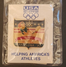 New Team USA Olympics Barcelona Tennis 1992 Pin picture
