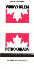 Canada Petro-Canada Maple Leaf Logo Vintage Matchbook Cover picture