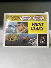 Vintage 1968 Aluma Craft/Alpex Fiberglass Boat Brochure picture