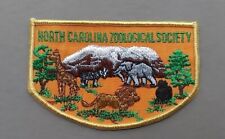 Vintage North Carolina Zoological Society Embroidered 5