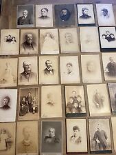 Antique Cabinet Cards Photographs From Upstate New York 1800’s picture