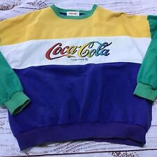 Vintage Coca Cola Long Sleeved Shirt 80s Size XL picture