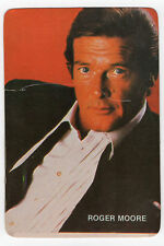 1987 Portugese Pocket Calendar The Saint & James Bond actor Roger Moore picture