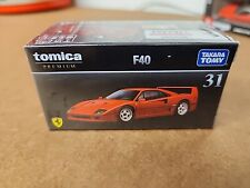Tomica F40 Takara Tomy  Premium No.31 Ferrari Hot RED F40 1:62 Diecast NEW picture