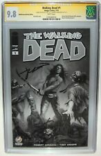 Walking Dead #1 CGC 9.8 SS Ken Kelly & Robert Kirkman WW Richmond B&W Variant  picture