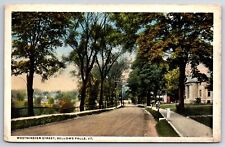 Westminster Street Scene 1916 Bellows Falls Vermont VT Vintage Postcard picture