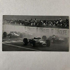 Vintage Racing Photo Photograph Reims 1968 Denny Hulme McLaren +  picture