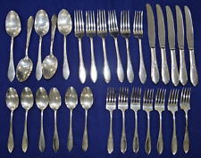 IS International Silver VOGUE Silverplate Service for 5 Flatware 29 Piece Set picture