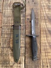 Authentic Original Colt USGI Bayonet Fighting Knife Crackle Scabbard Military picture