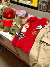 Huge Vintage BSA Boy Scout Lot- Uniforms, Neckerchiefs, Badges, Patches, picture