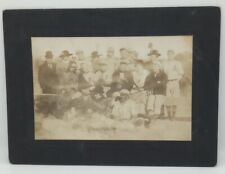 Early 1900s Atchison,KS. Baseball Club W/ Santa Fe Railroad Patches C. Photo picture