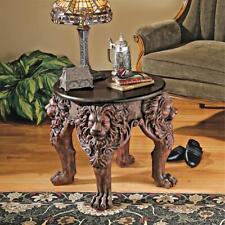 Medieval Antique Replica European Gothic Lordly Lion Side Occasional Table picture