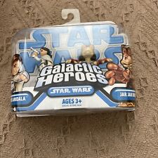 Hasbro Star Wars Galactic Heroes Padme Amidala and Jar Jar Binks New Sealed picture