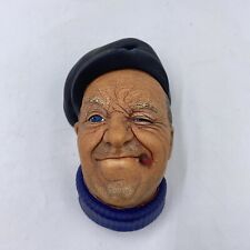BOSSONS CONGLETON CHAULKWARE BUST “BOATMAN”Vintage 1967 (#45) picture