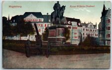 Postcard - Kaiser Wilhelm Monument - Magdeburg, Germany picture