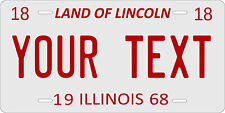 Illinois 1968 License Plate Personalized Custom Car Auto Bike Motorcycle Moped picture