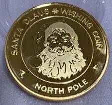 * Santa Claus Wishing New Coin Gold Plated “Believe In The Magic Of Christmas”NP picture