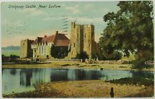 Stokesay Castle Near Ludlow England Vintage View Postcard Old Posted 1908 picture
