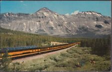 Great Northern RR Empire Builder streamliner Domecar Marias Pass postcard 1950s picture