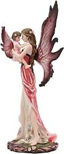 Ebros I Love You Pastel Magenta Pink Fairy Mother Carrying Child Daughter Sta... picture
