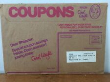 Vtg 1985 Donnelley Marketing Carole Wright Grocery Store Coupons Mailer UNOPENED picture