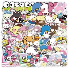 Sanrio Stickers- Hello Kitty Melody Kuromi Pochacco 50 Pcs, Die Cut - US SELLER picture