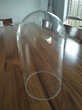 VINTAGE GLASS DOME LARGE 250MM HIGH DISPLAY OR CLOCK DOME picture