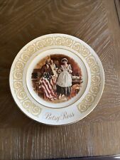 Betsy Ross Collector Plate Patriot Flag Maker, Avon 1973 picture