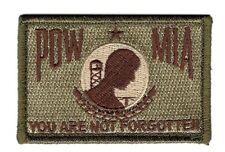 POW MIA You Are Not Forgotten Hook Fastener patch (3.0 x 2.0 MTP2) picture