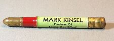 Vintage Advertising Bullet Pencil ~ Mark Kinsel - Seed Corn ~ Vinton, Iowa. BP17 picture