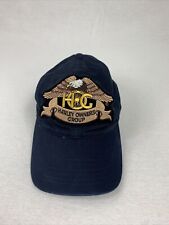 Vintage HOG Licensed Harley Davidson Owners Group Embroidered Truckers Hat Cap picture