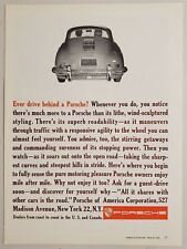 1961 Print Ad Porsche of America Cars Superb Roadability  picture