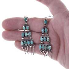 Renell Perry Navajo Sterling and turquoise earrings picture