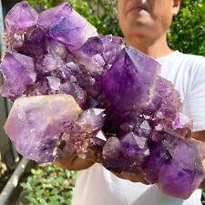 6.73LB Natural Amethyst Point Quartz Crystal Rock Stone Purple Mineral Spe picture