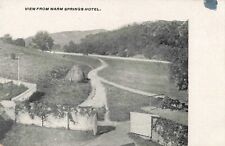 View from Warm Springs Hotel Bath County Virginia VA c1910 Postcard picture