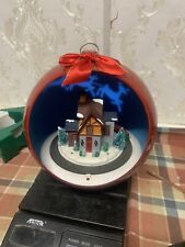 8” Musical Moving Light Up Train Christmas Ornament Ball Animated Eluceo picture